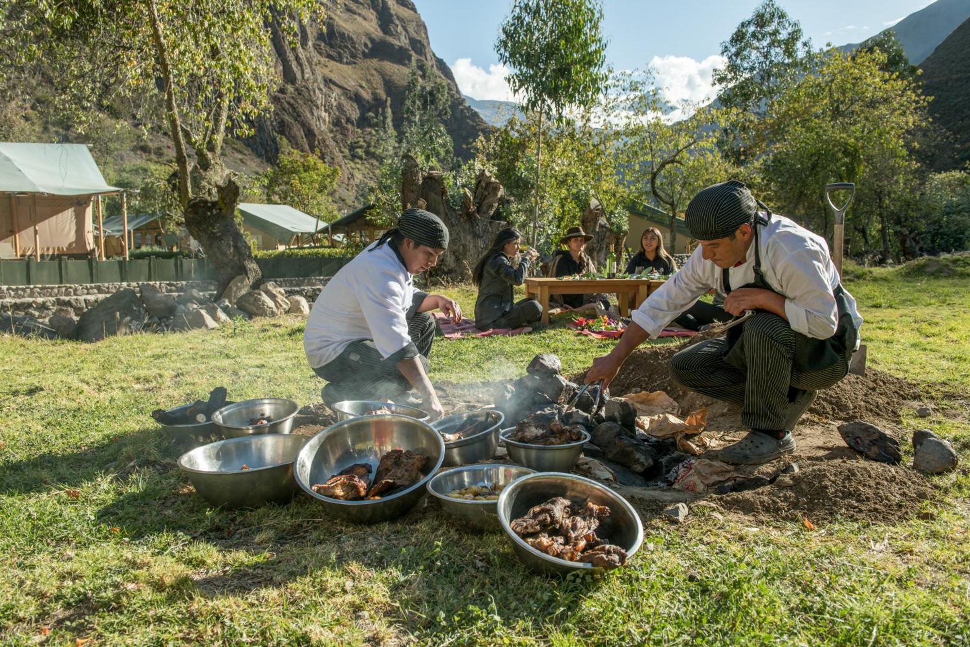 Las Qolqas Ecoresort Ollantaytambo Bagian luar foto