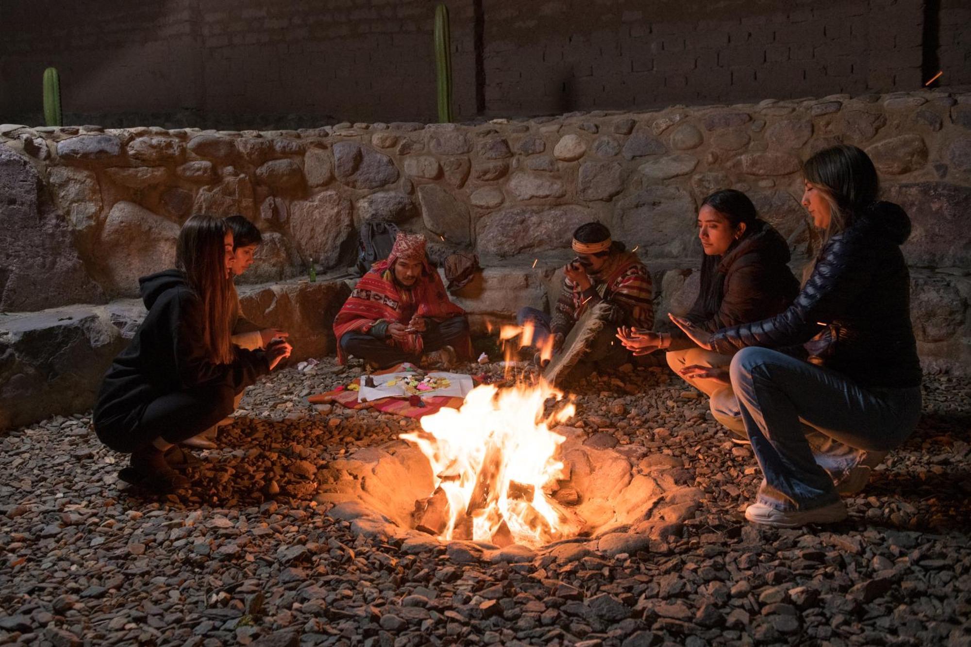 Las Qolqas Ecoresort Ollantaytambo Bagian luar foto